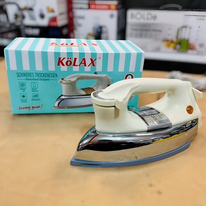 KoLAX Germany Heavy Dry Iron-822480 1000-1200W Precision Performance with Classic Strength
