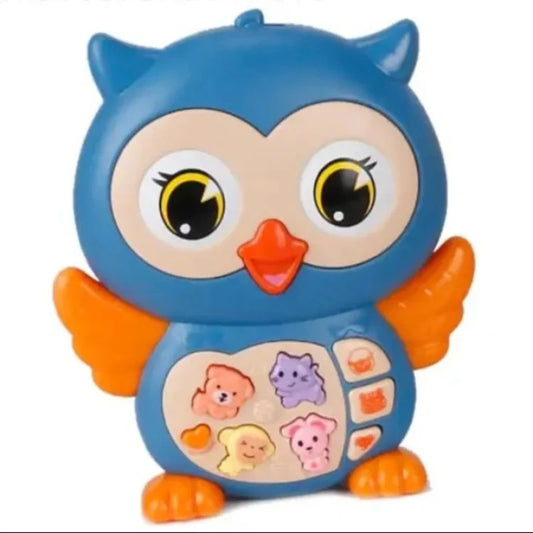 Multi-Functional Owl Piano Toy with Lights, Sounds, and Various Modes - A