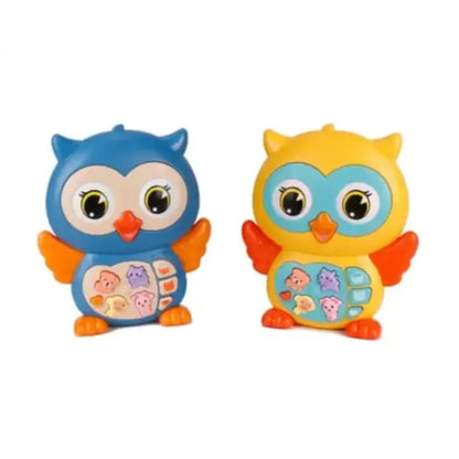 Multi-Functional Owl Piano Toy with Lights, Sounds, and Various Modes - A