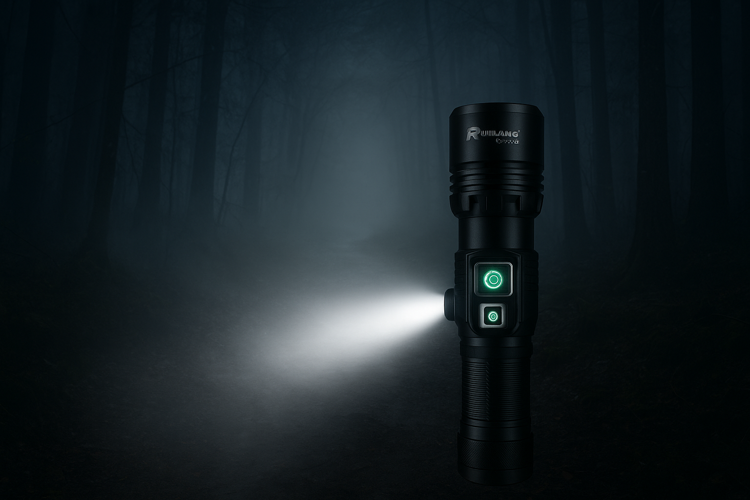 RL-2308 High-Power Rechargeable LED Flashlight Long Range, Durable &amp; Energy Efficient - CheckNpays