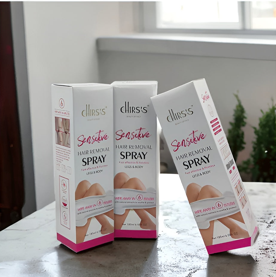 Chirs's Sensitive Hair Removal Spray | Fast Effective &amp; Painless Chriss Hair