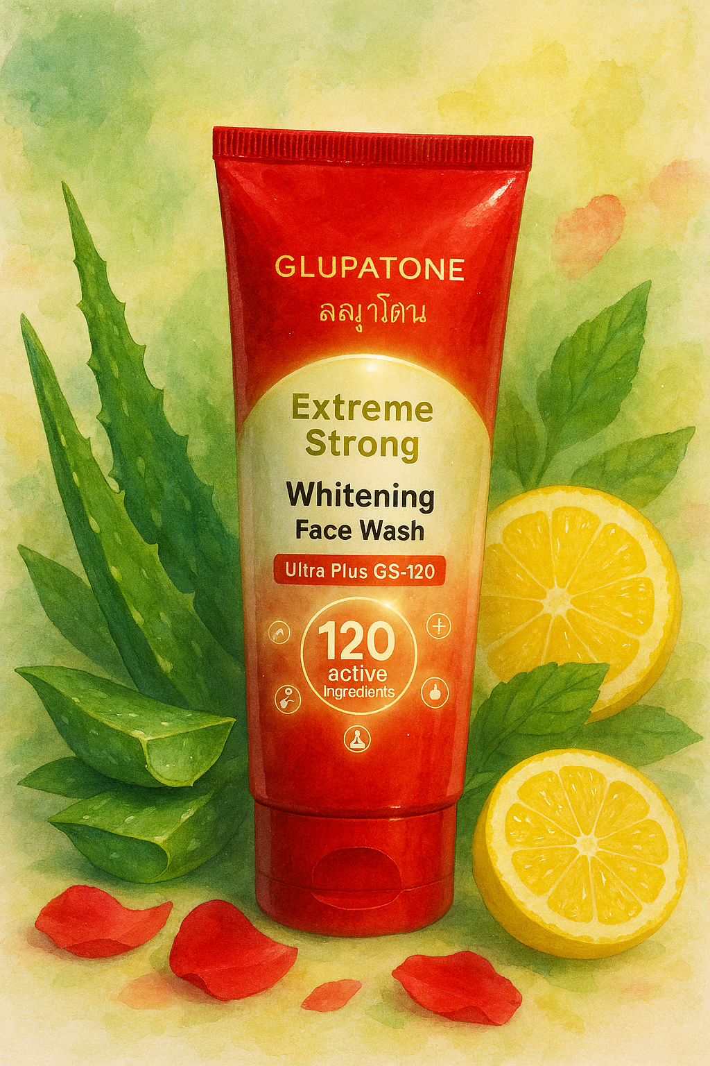 Glupatone Face Wash Brightening &amp; Cleansing Liquid Face Wash, 100ml