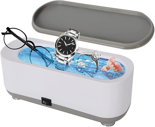 Ultrasonic Cleaner Jewelry Watch Eye Glasses Ring Makeup Brush Cleaning Machine (Random