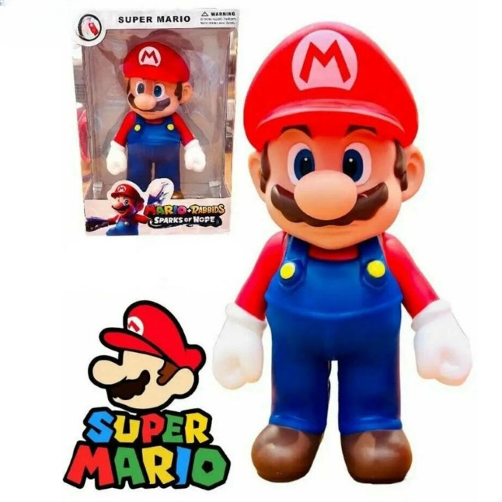 Super Mario Action Figure Toy Classic Nintendo Character Toy for Kids,