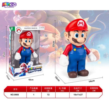 Super Mario Action Figure Toy Classic Nintendo Character Toy for Kids,