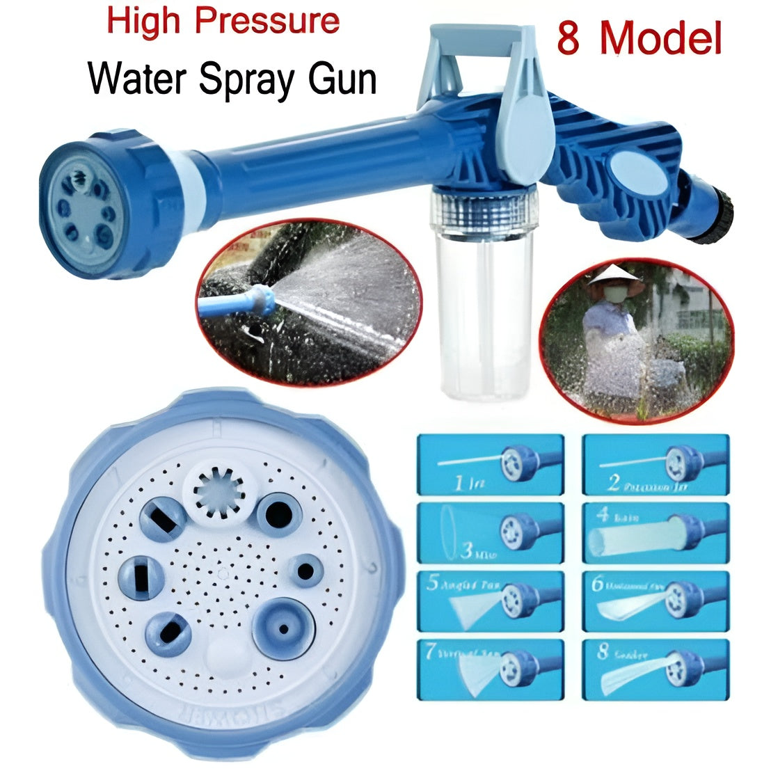 Nozzle Ez Jet Water Cleaning Soap Cannon Dispenser Pump Spray gun |