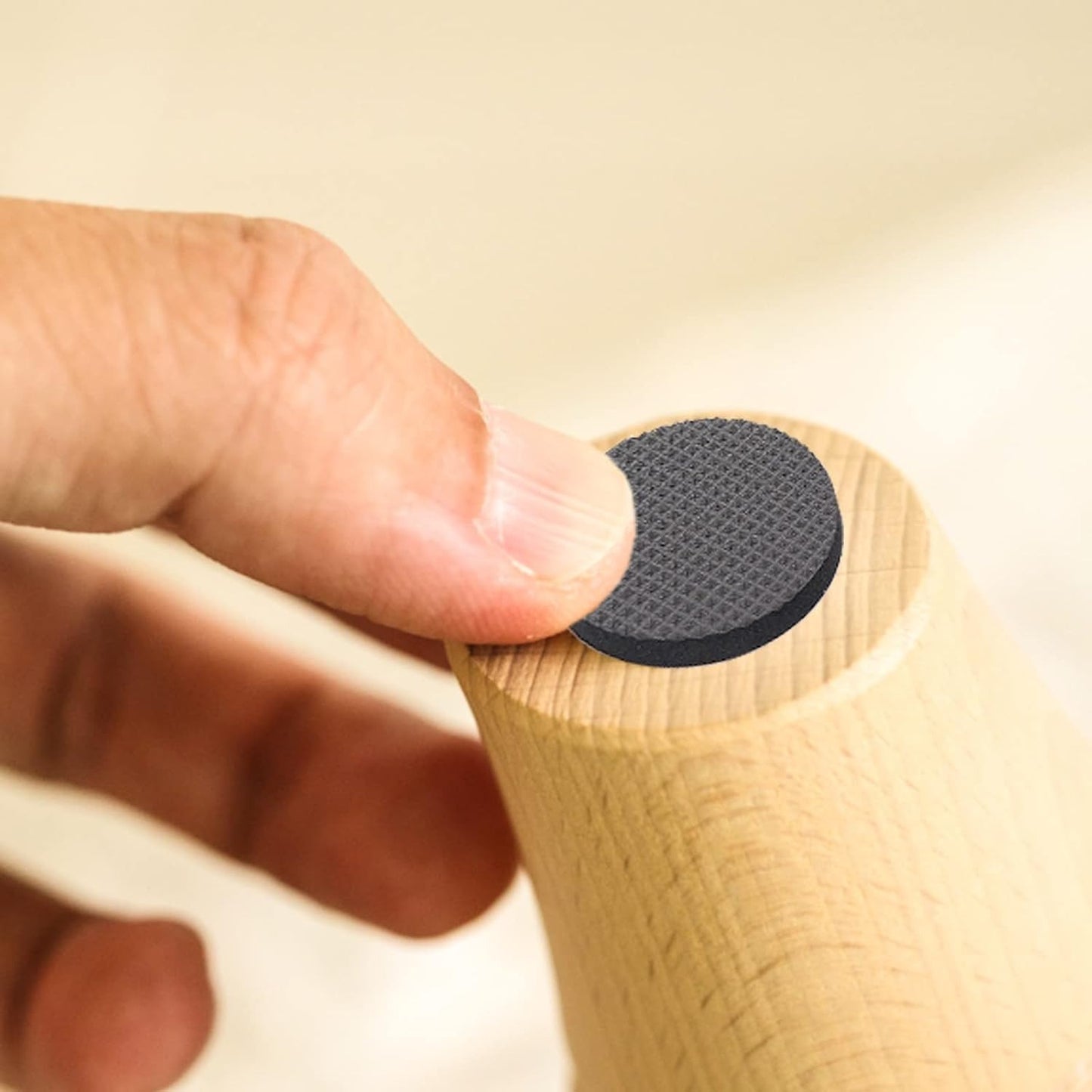 Pack of 2/ 18 /8 Self-Adhesive Furniture Pads Rubber Floor Protector Non-Slip