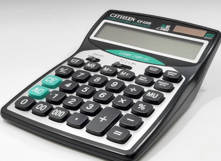 Cjtjjzen CT 9300 14-Digit Desktop Calculator Large Display, Dual Power, Tax - CheckNpays