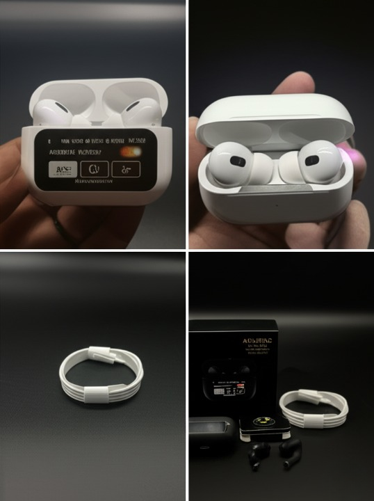 A9 Pro Digital Display Case Airpods / ANC/ENC Touch Screen Wireless