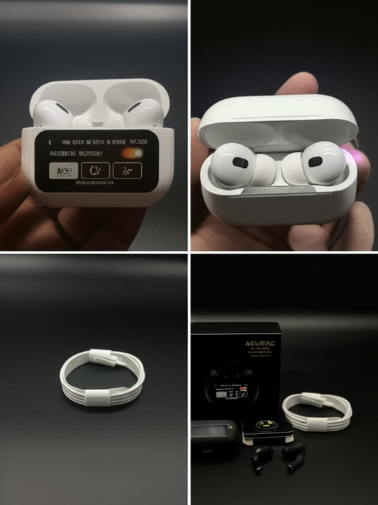 A9 Pro Digital Display Case Airpods / ANC/ENC Touch Screen Wireless