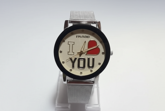 Elegant Unisex Silver Stainless Steel Watch Minimalist Luxury Timepiece