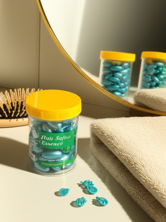 Hair Soften Essence Capsules 60 Softgel Capsules for Nourishing, Hydrating &amp;