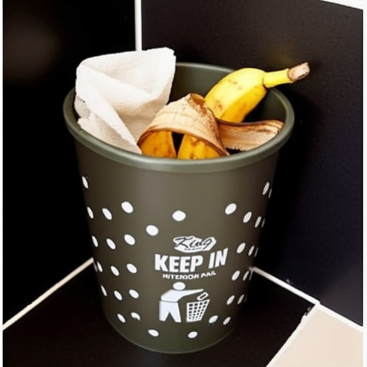Durable Plastic Dust Bin 10 Liter Capacity | Multi Color | - CheckNpays