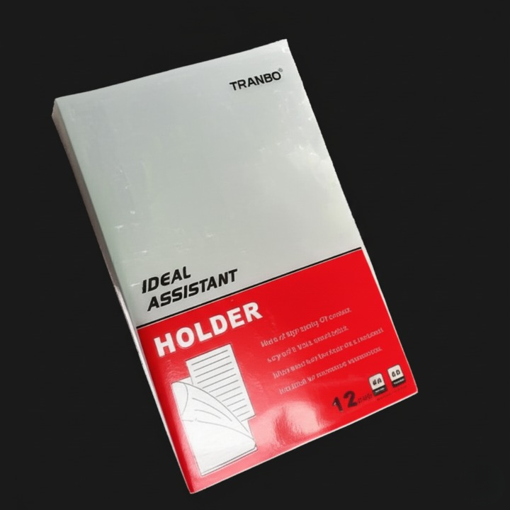 Pack of 12 L Shape Folder Durable Document Holders for Office, - CheckNpays