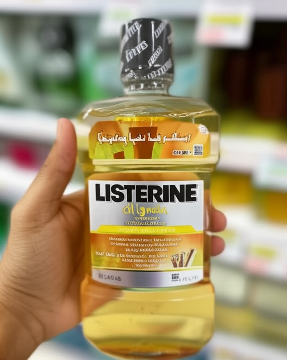 Listerine Miswak Mouthwash 500ml Deep Cleaning Mouth Freshener with Miswak Extract