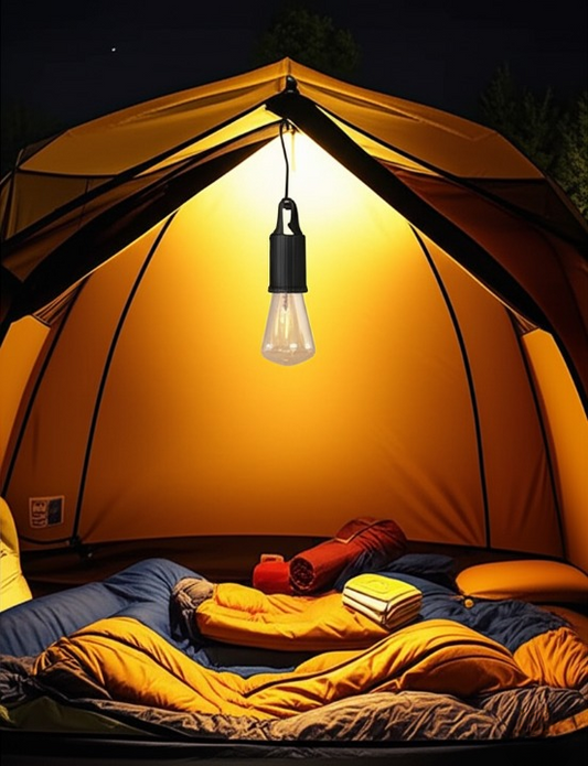 Camping Rechargeable LED Bulb with Type-C Charging Cable | Portable Hanging Light