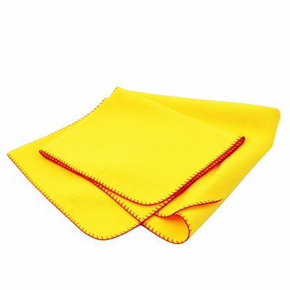 Yellow Duster Cloth Pack of 12 Soft Lint-Free Cleaning Cloths for