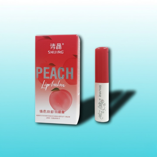 3 In 1 Shijing Peach Lip Balm 3-in-1 Moisturizing, Hydrating, Protective