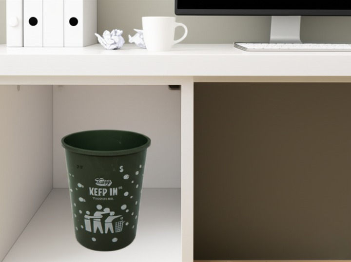 Durable Plastic Dust Bin 10 Liter Capacity | Multi Color | - CheckNpays