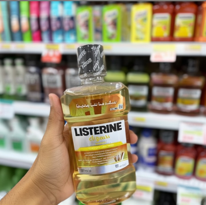 Listerine Miswak Mouthwash 500ml Deep Cleaning Mouth Freshener with Miswak Extract