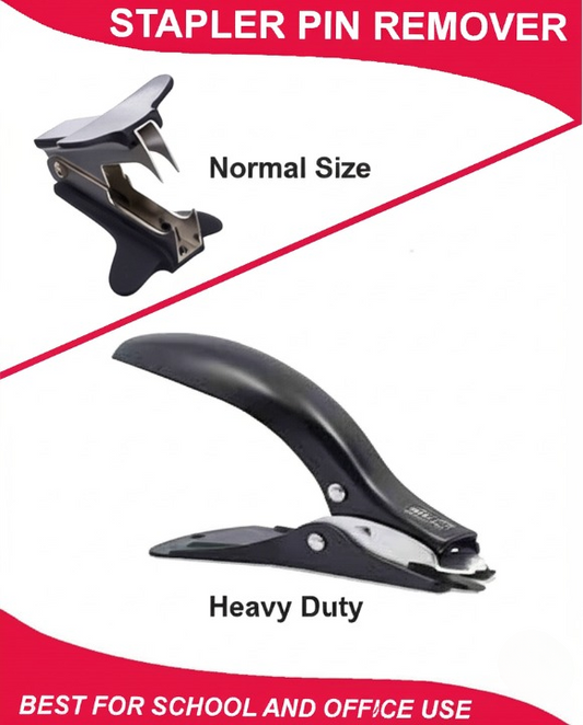 Multicolor Stapler Pin Remover Heavy Duty &amp; Normal Size, Durable, Precise,