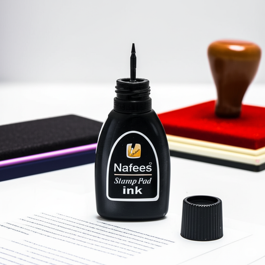 Nafees Stamp Pad Ink High-Quality, Fast-Drying, Smudge-Free Ink for Clear Impressions