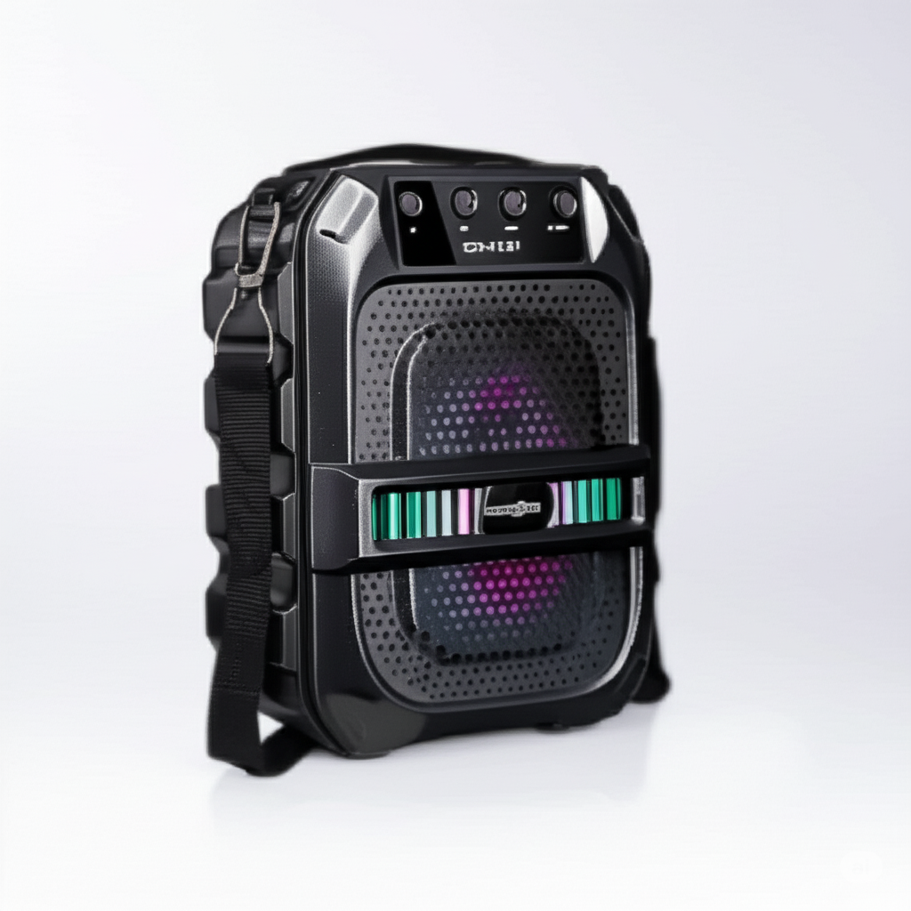 GTS-1191 10W Wireless Portable Bluetooth Speaker with 6.5" Subwoofer, FM Radio, 1200mAh