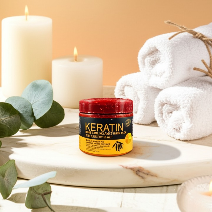Keratin Hair Mask Treatment Deep Repair &amp; Strengthening Formula with Nourishing - CheckNpays