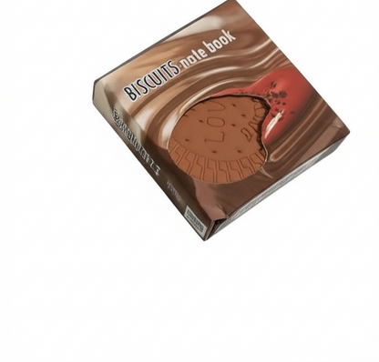 Biscuit Shaped Notebook 80 Pages Round Steno Pad for Students, Artists