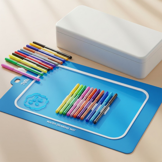 Reusable Water Drawing Mat for Kids Educational Alphabet &amp; Number Learning