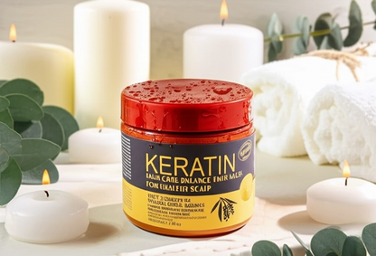 Keratin Hair Mask Treatment Deep Repair &amp; Strengthening Formula with Nourishing - CheckNpays