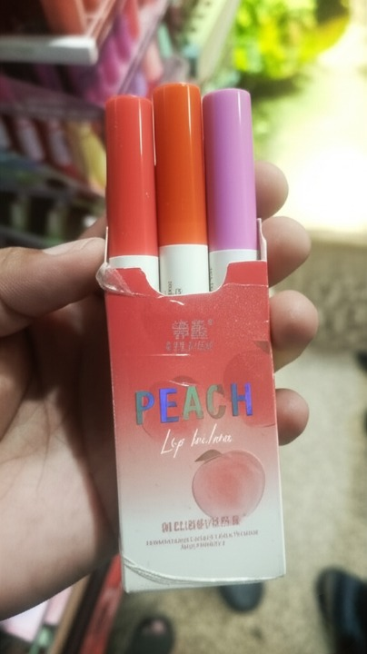 3 In 1 Shijing Peach Lip Balm 3-in-1 Moisturizing, Hydrating, Protective
