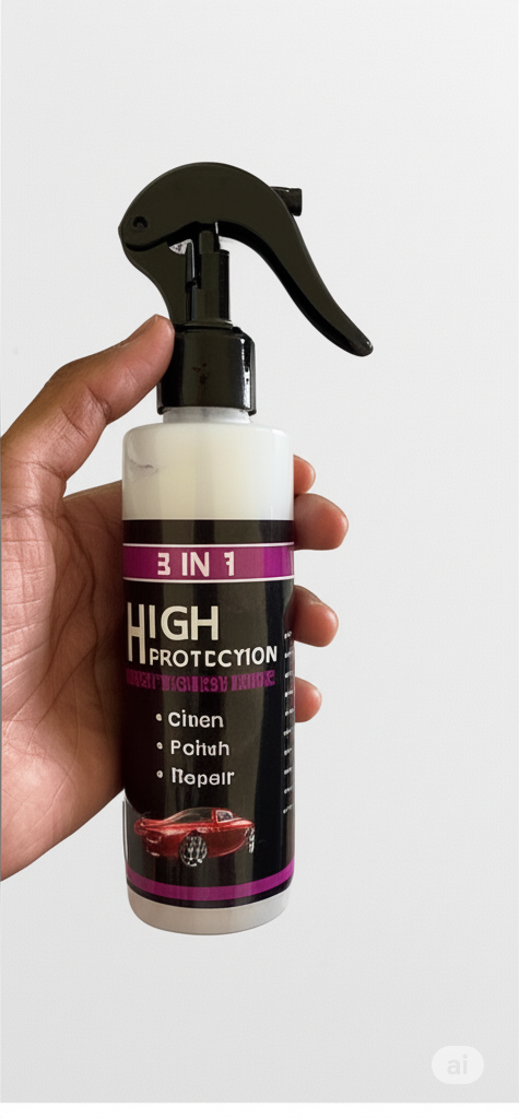 3 In 1 High Protection Quick Car Coating Spray, Ceramic Car Coating