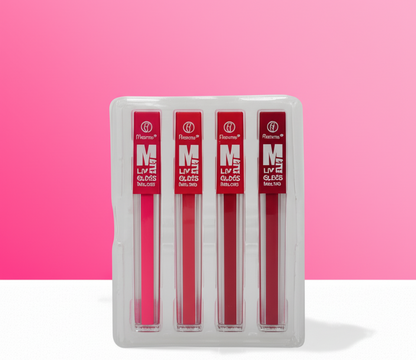 6-Piece Matte Lip Gloss Set , Waterproof Lip Color Kit for