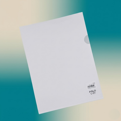 Pack of 12 L Shape Folder Durable Document Holders for Office, - CheckNpays