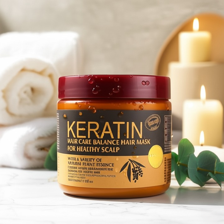 Keratin Hair Mask Treatment Deep Repair &amp; Strengthening Formula with Nourishing - CheckNpays