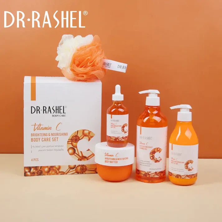Dr.Rashel Vitamin C Brightening &amp; Nourishing 4-Pieces Body Care Set Gift Box