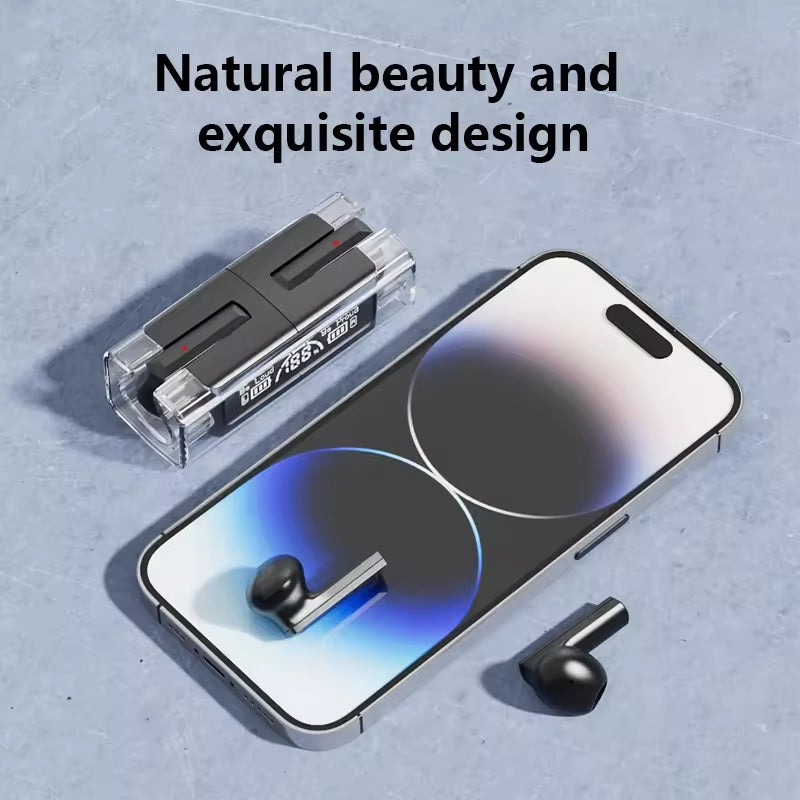 TWS BH15 music wireless Bluetooth ear buds | Transparent Wireless Bluetooth earphones,