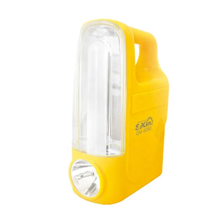 QM828D Led rechargeable emergency light with flashlight power bank for home vehicle