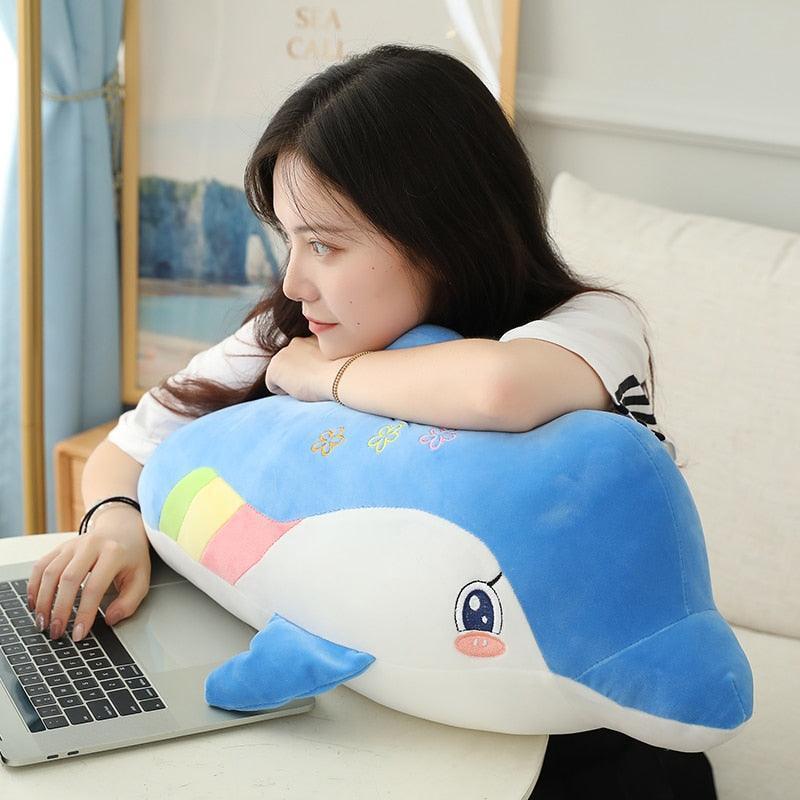 Chroma the Dolphin | Dolphin Doll Aquarium Animal Stuff Plush Toy
