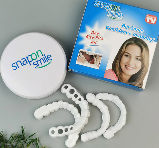 Snap-On smile for Beautiful Smiles Temporary Comfort Fit Whitening Instant Transformation for