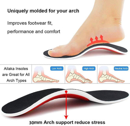 Flat Feet Arch Support Foot Pad Insole Shoe Inserts For Foot Pain
