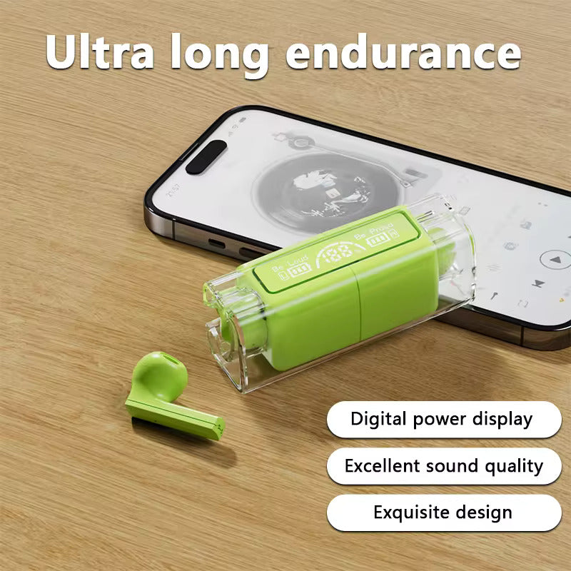 TWS BH15 music wireless Bluetooth ear buds | Transparent Wireless Bluetooth earphones,