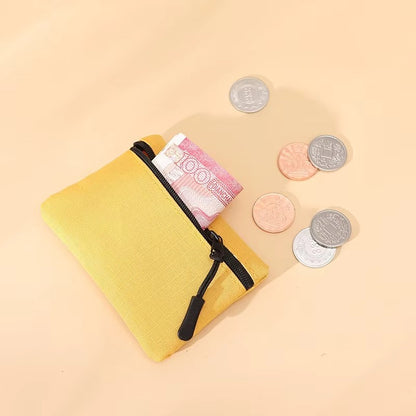 Pack Of 06 Portable Cloth Mini Pouch Zipper For Kids | Pencil