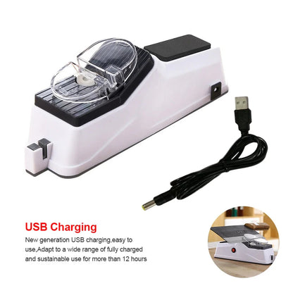 Knife Sharpener Electric | USB Electric Knife Scissor Sharpening Tool For Kitchen