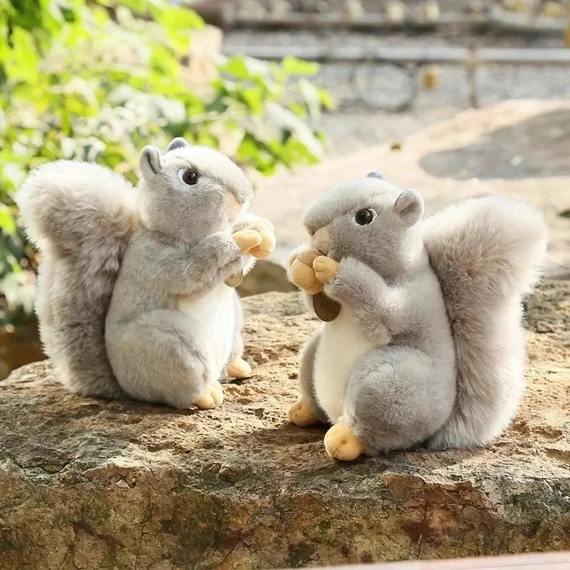 Squirrel Plush Toy With A Big Bushy Tail | Soft Stuffed Animal