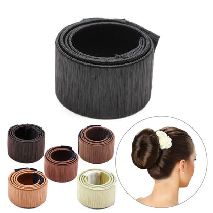 Hair Bun Maker French Twist Hair Fold Wrap Snap for Hair Easy