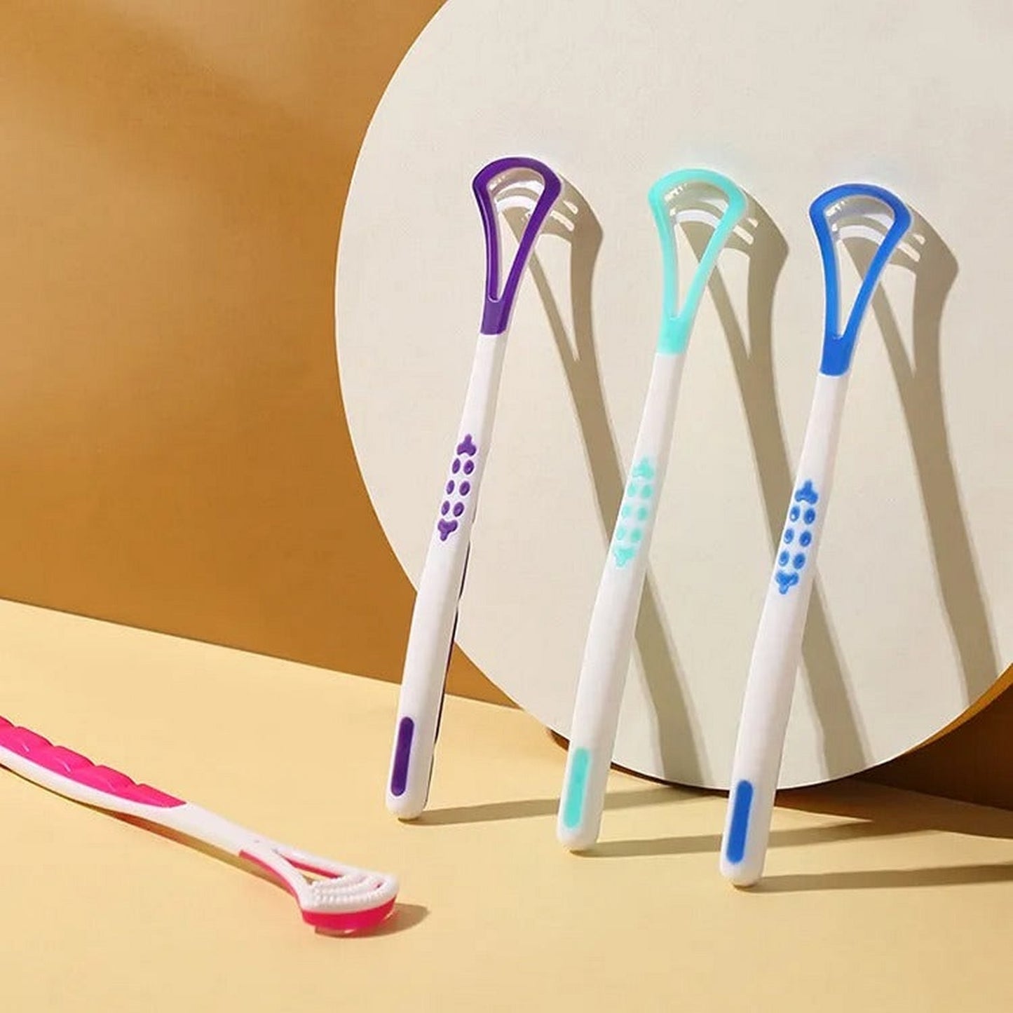 1 Piece Tongue Scraper | Tongue Cleaner | Double Head Tongue Cleaner