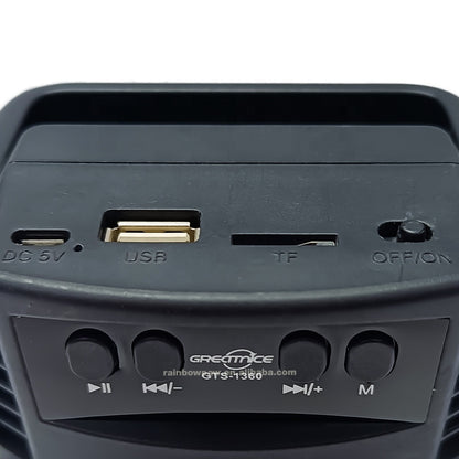 GTS-1360 Wireless Speaker Bluetooth Rechargeable Speaker Portable Wireless Mini 3 Inch Mini