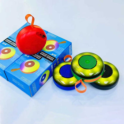 RGB wireless stereo subwoofer mini speakers with FM radio sound activated led